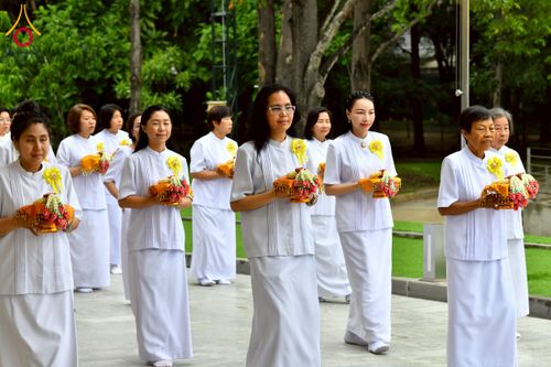 ภาพ No.223576:วันที่ 11 พฤษภาคม พ.ศ. 2568 พิธีบรรพชาของอุบาสก พิสิทธิ์ หมื่นแกล้ว  ณ วัดพระธรรมกาย