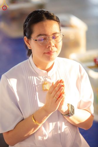 ภาพ No.158933:พิธีตักบาตร ในวันอาทิตย์ต้นเดือน วันที่ 6 ตุลาคม พ.ศ. 2567 ณ สภาธรรมกายสากล วัดพระธรรมกาย