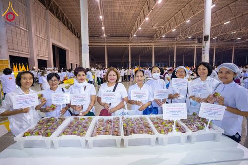 ภาพ No.121568:พิธีถวายภัตตาหารเป็นสังฆทาน แด่คณะพระธรรมยาตรา ปีที่ 12 วันที่ 31 มกราคม พ.ศ. 2567 ณ สภาธรรมกายสากล วัดพระธรรมกาย