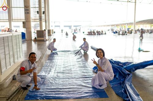 ภาพ No.125368:V.27 มาฆะ สาธุ  การรับบุญเตรียมงาน ปฎิบัติงาน เก็บงาน ของเจ้าหน้าที่หน่วยงานต่างๆ เพื่อวันมาฆบูชา วันเสาร์ที่ 24 กุมภาพันธ์  พ.ศ. 2567 ณ วัดพระธรรมกาย จ.ปทุมธานี