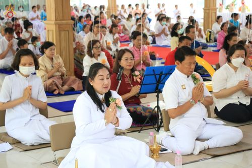 ภาพ No.80928:พิธีตักบาตรพระ ๒๑๖ รูป และ พิธีถวายมหาสังฆทาน ๕๒ วัด ฉลองครบรอบ ๑๖ ปี ธุดงคสถานพรรัตนแพร่ วันอังคารที่ ๙ พฤษภาคม พ.ศ.๒๕๖๖ ณ ธุดงคสถานพรรัตนะ อำเภอวังชิ้น จังหวัดแพร่