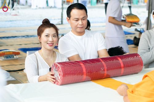 ภาพ No.116505:พิธีถวายภัตตาหารเป็นสังฆทาน แด่คณะพระธรรมยาตรา ปีที่ 12 วันที่ 22 มกราคม พ.ศ. 2567 ณ อนุสรณ์สถานบางนางแท่น จ.นครปฐม