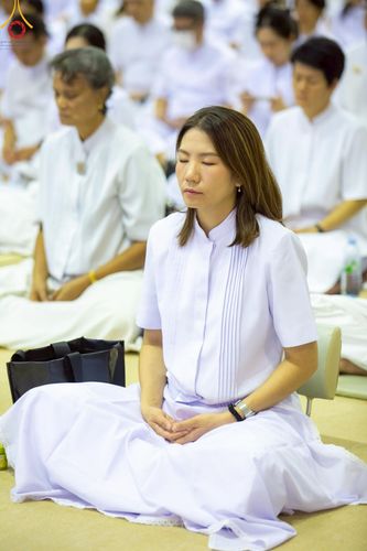 ภาพ No.222773:วันอาทิตย์ต้นเดือนที่ 4 พฤษภาคม พ.ศ. 2568 พิธีบูชาข้าวพระ ณ สภาธรรมกายสากล วัดพระธรรมกาย