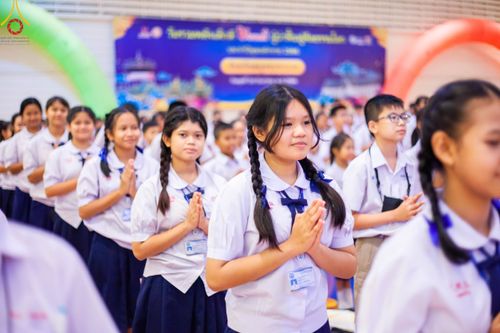 ภาพ No.103642:วันรวมพลังเด็กดี V-star ผู้นำฟื้นฟูศีลธรรมโลก จังหวัดสมุทรปราการ วันพุธที่ 20 ธันวาคม พ.ศ. 2566 ณ เมืองโบราณ จ.สมุทรปราการ