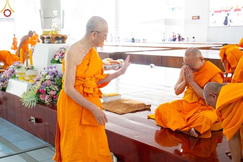 ภาพ No.212657:วันพฤหัสบดีที่ 20 มีนาคม พ.ศ. 2568 พิธีเจริญพระพุทธมนต์ เนื่องในอายุวัฒนมงคลครบ 74 ปี พระภาวนาธรรมวิเทศ วิ. (ภูเบศ ฌานาภิญโญ) ณ หอฉันคุณยายฯ วัดพระธรรมกาย