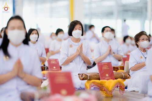 ภาพ No.80525:พิธีถวายทุนสนับสนุนการสร้าง พระไตรปิฎกฉบับธรรมชัย วันเสาร์ที่ 29 เมษายน พ.ศ. 2566 ณ สภาธรรมกายสากล วัดพระธรรมกาย