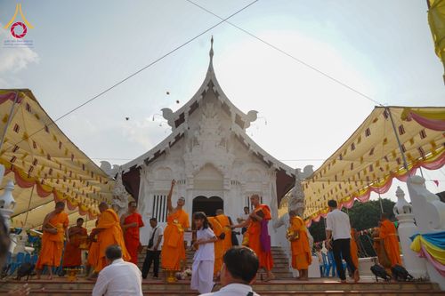 ภาพ No.61589:พิธีตัดลูกนิมิตผูกพัทธสีมา อุโบสถจิตตะอริยศุภกุล วันพฤหัสบดีที่ ๑๘ เมษายน พ.ศ.๒๕๖๗ ณ วัดกิ่วลม ตำบลบ่อหลวง อำเภอฮอด จังหวัดเชียงใหม่