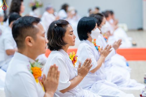 ภาพ No.87101:พิธีทักษิณานุปทานแด่บรรพชนตระกูลผ่องสวัสดิ์ และหมู่ญาติที่ล่วงลับไปแล้ว ณ มหาเจดีย์ทัตตชีโว ศูนย์อบรมเยาวชนกาญจนบุรี วันที่ 31 สิงหาคม พ.ศ. 2566