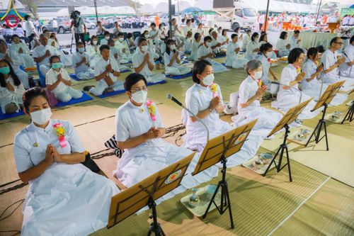 ภาพ No.109183:พิธีถวายภัตตาหารเป็นสังฆทาน แด่คณะพระธรรมยาตราฯ วันที่ 10 มกราคม พ.ศ. 2567 ณ อนุสรณ์สถานคลองบางนางแท่น อ.สามพราน จ.นครปฐม