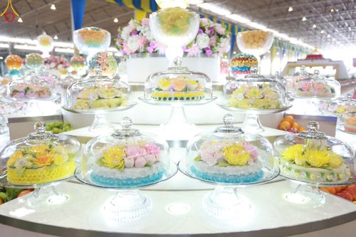 ภาพ No.85117:บรรยากาศการต้อนรับพระสังฆาธิการทั่วประเทศ และพิธีบูชาข้าวพระในวันสมาธิโลก วันอาทิตย์ต้นเดือนที่ 6 สิงหาคม พ.ศ. 2566 ณ สภาธรรมกายสากล วัดพระธรรมกาย