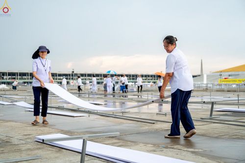 ภาพ No.225283:วันที่ 20 - 27 เมษายน พ.ศ. 2568 "ภาพแห่งความปลื้มที่ไม่มีวันจบ" คณะสงฆ์สามเณร เจ้าหน้าที่ และสาธุชน ร่วมแรงร่วมใจกันเตรียมงานและเก็บงาน เพื่อวันคุ้มครองโลก พิธีถวายมหาสังฆทานคณะสงฆ์ 40,000 กว่าวัดทั่วประเทศ