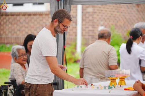 ภาพ No.144782:พิธีประดิษฐานลูกนิมิตมหาสมบัติ ผูกสีมาสถาปนาอุโบสถ บูชาธรรม ๘๐ ปี หลวงพ่อธัมมชโย วันอาทิตย์ที่ ๓๐ มิถุนายน พ.ศ. ๒๕๖๗ วัดพระธรรมกายนิวเจอร์ซี ประเทศสหรัฐอเมริกา