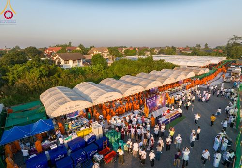 ภาพ No.113701:พิธีถวายภัตตาหารเป็นสังฆทาน แด่คณะพระธรรมยาตรา ปีที่ 12 วันที่ 17 มกราคม พ.ศ. 2567 ณ วัดโบสถ์(บน) บางคูเวียง จ.นนทบุรี