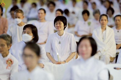 ภาพ No.244282:วันที่ 7 กันยายน พ.ศ. 2568 พิธีจุดประทีป วันครูผู้ค้นพบวิชชาธรรมกาย ณ ลานธรรมฯ และวิหารคด วัดพระธรรมกาย