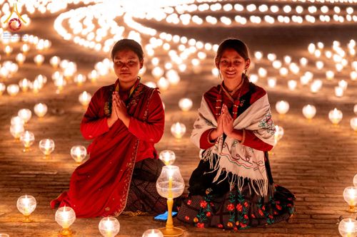 ภาพ No.210554:วันเสาร์ที่ 8 มีนาคม พ.ศ. 2568 พิธีจุดประทีป โครงการบรรพชาสามเณรชาวเนปาล 500 รูป ณ ชาตสถานอุทยานลุมพินีวัน ที่ประสูติขององค์สมเด็จพระสัมมาสัมพุทธเจ้า ลุมพินี ประเทศเนปาล