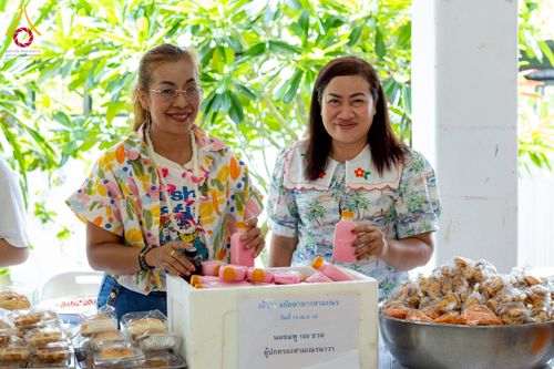 ภาพ No.218124:วันอาทิตย์ที่ 13 เมษายน พ.ศ. 2568 พิธีตักบาตรฉลองสามเณรใหม่ 75 รูป เนื่องในวันสงกรานต์ (โครงการบรรพชาสามเณรฟื้นฟูพระพุทธศาสนาทั่วไทย ประจำปีพุทธศักราช 2568) ณ ศูนย์ปฏิบัติธรรมระยอง(บ้านช่องลม) ตำบลบางบุตร อำเภอบ้านค่าย จังหวัดระยอง