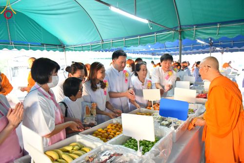 ภาพ No.109252:พิธีถวายภัตตาหารเป็นสังฆทาน แด่คณะพระธรรมยาตราฯ วันที่ 10 มกราคม พ.ศ. 2567 ณ อนุสรณ์สถานคลองบางนางแท่น อ.สามพราน จ.นครปฐม