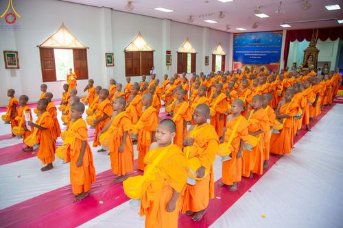 ภาพ No.216441:วันเสาร์ที่ 5 เมษายน พ.ศ. 2568 พิธีขอบรรพชา พิธีขอสรณคมน์และศีล พิธีขอนิสสัย พิธีถวายบาตร ในโครงการบรรพชาสามเณรฟื้นฟูพระพุทธศาสนาทั่วไทย  ณ วัดพระพุทธบาท ราชวรมหาวิหาร ต.ขุนโขลน อ.พระพุทธบาท จ.สระบุรี