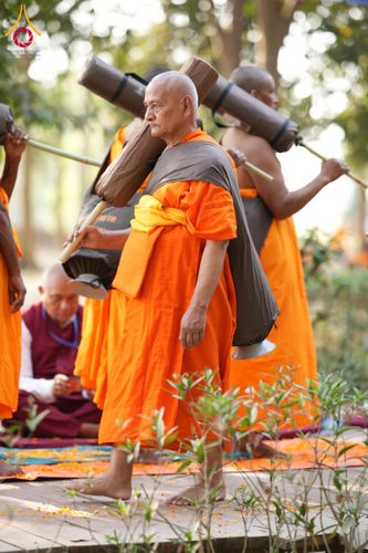 ภาพ No.132113:พิธีต้อนรับ พระ-สามเณร ธรรมยาตรา ในโครงการบรรพชา 1,250 รูป ณ แดนประสูติ สวนลุมพินี ประเทศเนปาล วันที่ 16-17 มีนาคม พ.ศ. 2567