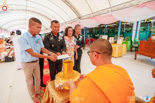 ภาพ No.161134:พิธีถวายมหาสังฆทาน 31 วัด , พิธีบุพเปตพลี , พิธีไถ่ชีวิตโค และ ปล่อยพันธ์ุปลาจำนวน 50,000 ชีวิต ณ ศูนย์การศึกษาจอมบึง ต.รางบัว อ.จอมบึง จ.ราชบุรี วันที่ 28 กันยายน พ.ศ. 2567