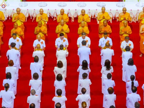 ภาพ No.341928:วันพุธที่ 29 กรกฎาคม พ.ศ. 2569 พิธีประดิษฐานพระบรมสารีริกธาตุภายในเกศดอกบัวตูมองค์พระธรรมกายเพื่ออัญเชิญไปประดิษฐาน  วัดพุทธสันติวัน ธรรมชัย เมืองนาคปูร์ รัฐมหาราษฏระ ประเทศอินเดีย ณ  วัดพระธรรมกาย จ.ปทุมธานี