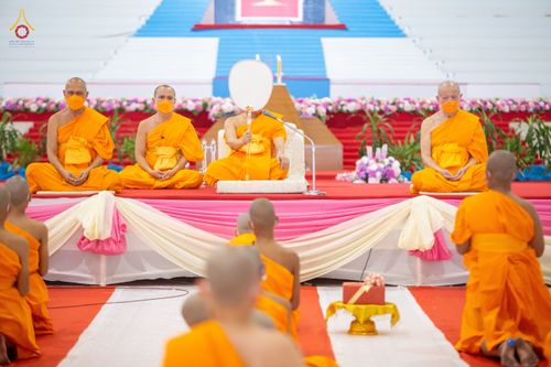 ภาพ No.79912:พิธีขอบรรพชา , พิธีคล้องอังสะ พิธีขอสรณคมน์และศีล , พิธีขอนิสสัย ในโครงการบรรพชาสามเณรฟื้นฟูพระพุทธศาสนาทั่วไทย วันเสาร์ที่ 8 เมษายน พ.ศ.2566