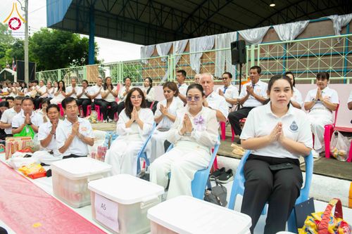 ภาพ No.349998:วันที่ 17 กันยายน พ.ศ. 2569 พิธีตักบาตรเข้าพรรษา 109 รูป ถวายเป็นพระราชกุศลสมเด็จพระบรมราชชนนีพันปีหลวง  ณ โรงเรียนสังข์อ่ำวิทยา อำเภอคลองหลวง จังหวัดปทุมธานี