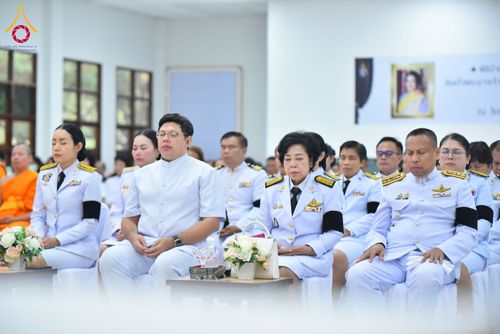 ภาพ No.280686:วันศุกร์ที่ 12 ธันวาคม พ.ศ.2568 พิธีบำเพ็ญกุศลปัญญาสมวาร (50 วัน) อุทิศถวายพระราชกุศลแด่ “พระพันปีหลวง” ณ วัดพระธรรมกาย