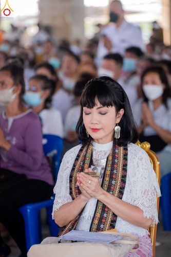 ภาพ No.79501:พิธีเททองหล่อพระประธาน ประจำอุโบสถวัดสายสุวพรรณ ณ มณฑลพิธีฯ ธรรมอุทยาน สัตตมหาสถาน หน้าอุโบสถวัดสายสุวพรรณ ต.คลองสี่ อ.คลองหลวง จ.ปทุมธานี วันเสาร์ที่ 1 เมษายน พ.ศ. 2566