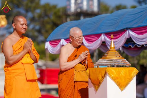 ภาพ No.309180:วันเสาร์ที่ 7 กุมภาพันธ์ พ.ศ.2569 พิธีบรรจุพระบรมสารีริกธาตุ ประดิษฐาน  ณ เจดีย์วัดทุ่งเจริญธรรม อ.อมก๋อย จ.เชียงใหม่