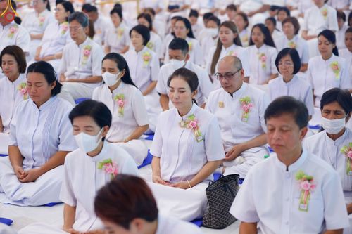 ภาพ No.128891:พิธีทอดผ้าป่าฉลองมหารัตนเจดีย์สิริปทุมสวรรค์ ณ ศูนย์ปฏิบัติธรรมภาคใต้ อ.บางกล่ำ จ.สงขลา วันที่ 10 มีนาคม พ.ศ. 2567