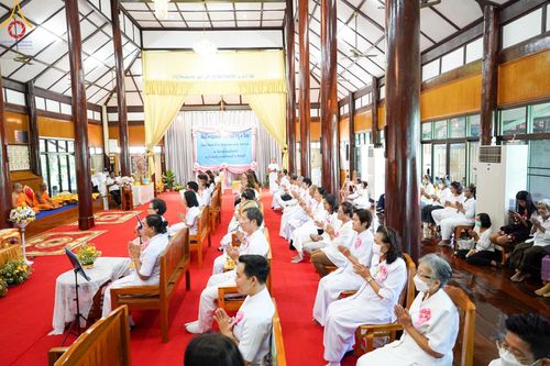 ภาพ No.140481:พิธีตอกเสาเข็มเป็นปฐมฤกษ์ เพื่อสร้างกุฎิและหอสวดมนต์ และพิธีทอดผ้าป่าบำรุงวัด ณ วัดกลางธนรินทร์ ต.บ้านแป้ง อ.พรหมบุรี จ.สิงห์บุรี วันอาทิตย์ที่ 9 มิถุนายน พ.ศ.2567