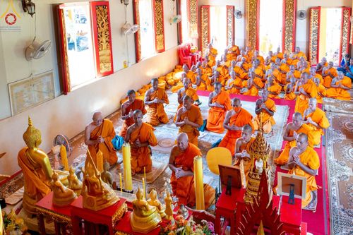 ภาพ No.101370:พิธีบรรพชาธรรมทายาท ในโครงการอุปสมบทบูชาธรรม มหาปูชนียาจารย์ พ.ศ. 2566 ณ วัดท่าสุวรรณ จ.ราชบุรี วันที่ 6 ธันวาคม พ.ศ. 2566