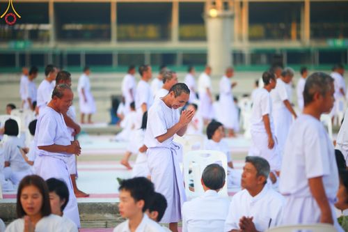 ภาพ No.180029:พิธีปลงผมนาคธรรมทายาท ในโครงการอุปสมบทหมู่ บูชาธรรมมหาปูชนียาจารย์ (ศูนย์อบรมวัดพระธรรมกาย) วันที่ 1 ธันวาคม พ.ศ. 2567 ณ ลานธรรมหารัตนวิหารคด วัดพระธรรมกาย จ.ปทุมธานี