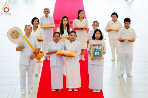 ภาพ No.223605:วันที่ 11 พฤษภาคม พ.ศ. 2568 พิธีบรรพชาของอุบาสก พิสิทธิ์ หมื่นแกล้ว  ณ วัดพระธรรมกาย