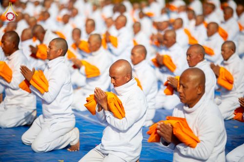 ภาพ No.210017:วันอังคารที่ 4 มีนาคม พ.ศ. 2568 พิธีบรรพชาสามเณรเนปาล 500 รูป ณ ลุมพินี ประเทศเนปาล