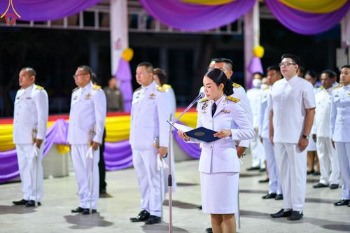 ภาพ No.138995:กิจกรรมเฉลิมพระเกียรติ สมเด็จพระนางเจ้าฯ พระบรมราชินี เนื่องในโอกาสวันเฉลิมพระชนมพรรษา พิธีเจริญพระพุทธมนต์ , ทำบุญตักบาตรพระสงฆ์ ถวายพระราชกุศล , พิธีถวายเครื่องราชสักการะ , และพิธีจุดเทียนถวายพระพรชัยมงคล วันที่ 3 มิถุนายน พ.ศ. 2567 ณ อาคารโถงช้าง วัดพ