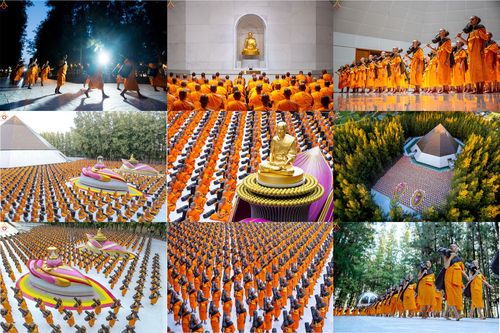 วันที่ 4 มกราคม พ.ศ. 2569 พระธรรมยาตราปฏิบัติธรรม และถ่ายภาพหมู่ประวัติศาสตร์ ในโครงการธรรมยาตรา กตัญญูบูชา มหาปูชนียาจารย์ พระมงคลเทพมุนี(สด จนฺทสโร) พระผู้ปราบมาร อนุสรณ์สถาน 7 แห่ง ปีที่ 14 ณ อนุสรณ์สถานมหาวิหารพระมงคลเทพมุนี (โลตัสแลนด์) อ.สองพี่น้อง