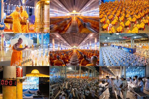 ภาพ No.280273:วันที่ 31 ธันวาคม พ.ศ.2568 -วันที่ 1 มกราคม พ.ศ.2569 พิธีฉลองชัยสวดมนต์บทธัมมจักกับปปวัตนสูตร ครบ 8,000,000,000 จบ , พิธีสวดมนต์ข้ามปี ณ วัดพระธรรมกาย