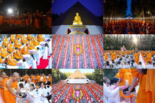 วันที่ 7 มกราคม พ.ศ. 2569 พิธีตักบาตรพระธรรมยาตรา ณ อนุสรณ์สถานลำดับที่ 1 สถานที่เกิดด้วยรูปกายเนื้อ อนุสรณ์สถานมหาวิหารพระมงคลเทพมุนี (โลตัสแลนด์) อ.สองพี่น้อง จ.สุพรรณบุรี ในโครงการธรรมยาตรา กตัญญูบูชา มหาปูชนียาจารย์ พระมงคลเทพมุนี(สด จนฺทสโร) พระผู้ป