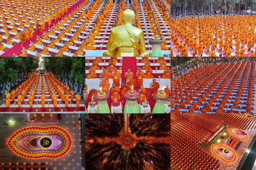 ภาพ No.289090:วันที่ 6 มกราคม พ.ศ. 2569 พิธีจุดประทีปถวายเป็นพุทธบูชา และบูชาธรรมมหาปูชนียาจารย์ ณ อนุสรณ์สถานมหาวิหารพระมงคลเทพมุนี (โลตัสแลนด์) อ.สองพี่น้อง จ.สุพรรณบุรี ในโครงการธรรมยาตรา กตัญญูบูชา มหาปูชนียาจารย์ พระมงคลเทพมุนี(สด จนฺทสโร) พระผู้ปราบมาร อนุสรณ์สถ