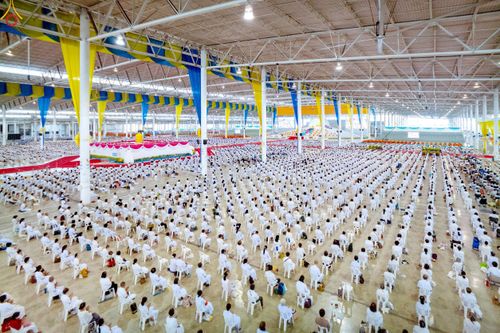 ภาพ No.243725:วันอาทิตย์ที่ 7 กันยายน พ.ศ. 2568 พิธีบูชาครูผู้ค้นพบวิชชาธรรมกาย , พิธีบูชาข้าวพระ ณ สภาธรรมกายสากล วัดพระธรรมกาย