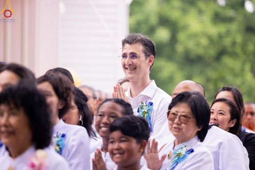 ภาพ No.144830:พิธีประดิษฐานลูกนิมิตมหาสมบัติ ผูกสีมาสถาปนาอุโบสถ บูชาธรรม ๘๐ ปี หลวงพ่อธัมมชโย วันอาทิตย์ที่ ๓๐ มิถุนายน พ.ศ. ๒๕๖๗ วัดพระธรรมกายนิวเจอร์ซี ประเทศสหรัฐอเมริกา