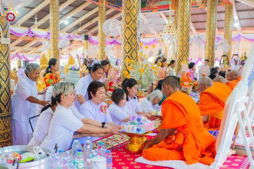 ภาพ No.178471:พิธีทอดกฐิน ณ วัดคลองราษฎ์เจริญ ต.ห้วยยั้ง อ.พรานกระต่าย จ.กำแพงเพชร ในโครงการทอดกฐินสามัคคีทั่วไทย 30,000 วัด บูชาธรรม 80 ปี หลวงพ่อธัมมชโย โดยคณะศิษยานุศิษย์วัดพระธรรมกาย วันที่ 14 พฤศจิกายน พ.ศ. 2567