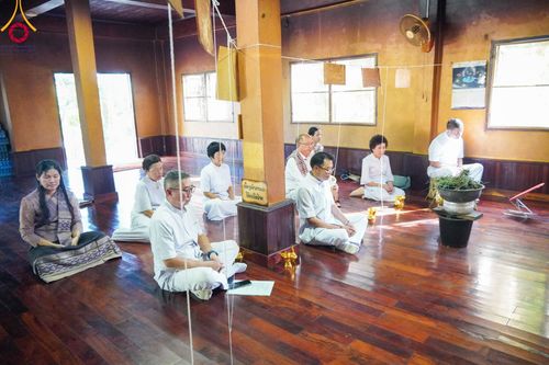 ภาพ No.98203:พิธีทอดกฐินสมทบวัดกัลยาณมิตร วัดป่าพระทัมเทพวง สปป.ลาว หลวงปู่สุวันคำ จันทสาโร วันที่ 23 พฤศจิกายน พ.ศ. 2566