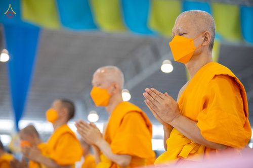 ภาพ No.80492:พิธีถวายทุนสนับสนุนการสร้าง พระไตรปิฎกฉบับธรรมชัย วันเสาร์ที่ 29 เมษายน พ.ศ. 2566 ณ สภาธรรมกายสากล วัดพระธรรมกาย