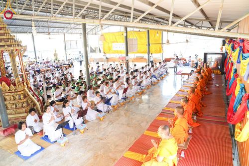 พิธีทอดผ้าป่าทำนุบำรุงศาสนสถาน ณ วัดใหม่นพรัตน์ ต.เนินมะปราง  อ.สองพี่น้อง จ.สุพรรณบุรี วันที่ 5 มกราคม พ.ศ. 2567