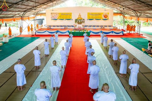 ภาพ No.101308:พิธีบรรพชาธรรมทายาท ในโครงการอุปสมบทบูชาธรรม มหาปูชนียาจารย์ พ.ศ. 2566 ณ วัดท่าสุวรรณ จ.ราชบุรี วันที่ 6 ธันวาคม พ.ศ. 2566