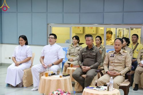 ภาพ No.104694:การประชุมกำนัน ผู้ใหญ่บ้าน สารวัตรกำนัน แพทย์ประจำตำบล และผู้ช่วยผู้ใหญ่บ้าน อ.คลองหลวง จ.ปทุมธานี ประจำเดือนธันวาคม พ.ศ. 2566 วันพฤหัสบดีที่ 28 ธันวาคม พ.ศ. 2566 เวลา 13.30 น. ณ ห้องสัมมนา SPD 7 E สภาธรรมกายสากล วัดพระธรรมกาย