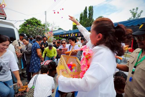 ภาพ No.270284:วันที่ 28 ตุลาคม พ.ศ. 2568 พิธีทอดกฐินสามัคคีทั่วไทย ณ สำนักสงฆ์เทพพิทักษ์ผล ต.แสนสุข อ.เมืองชลบุรี จ.ชลบุรี โดยคณะศิษยานุศิษย์ บูชาธรรม 81 ปี หลวงพ่อธัมมชโย